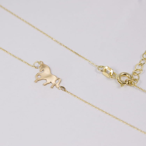 Bransoletka celebrytka złota kon konik goldmirk bizuteria łańcuszek ze złota nowa kolekcja